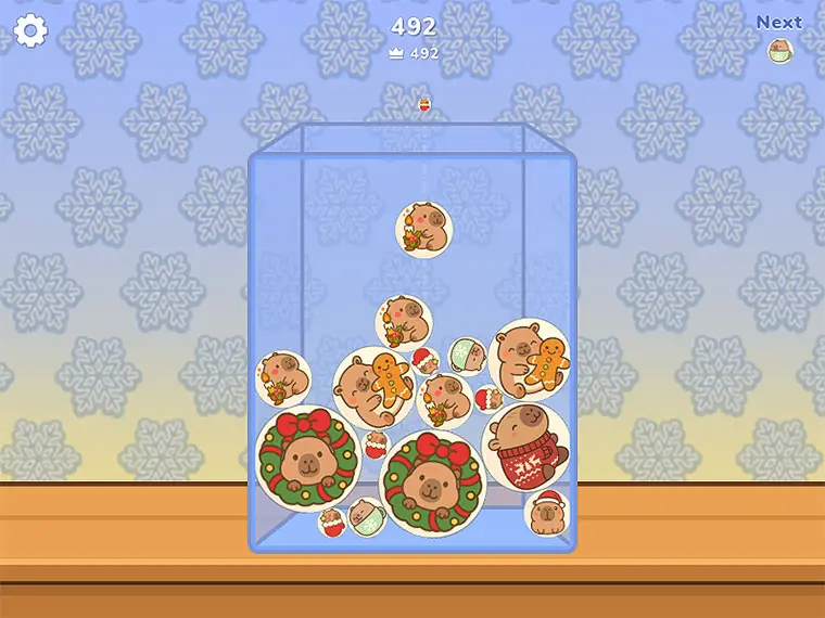 Resim Kapibara Noel Birleşmesi